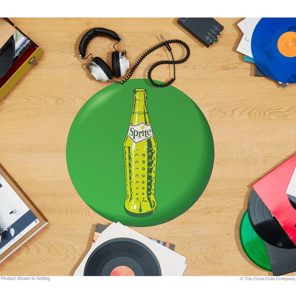 Sprite 1960s Style Bottle Green Disc Floor Graphic