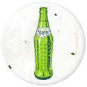 Sprite 1960s Style Bottle White Disc Floor Graphic Grunge