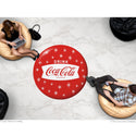 Drink Coca-Cola Fishtail Snowflakes Red Disc Floor Graphic