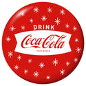 Drink Coca-Cola Fishtail Snowflakes Red Disc Floor Graphic