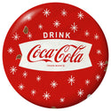 Drink Coca-Cola Fishtail Snowflakes Red Disc Floor Graphic Grunge