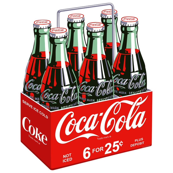 Coca-Cola Six Pack for 25 Cents Floor Graphic