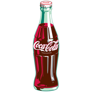 Coca-Cola Bottle 1930s Style Floor Graphic