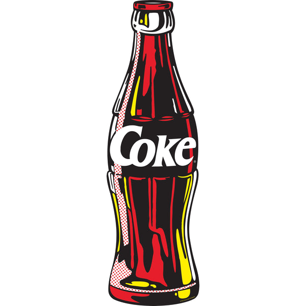 Coca-Cola Contour Coke Bottle Pop Art Floor Graphic
