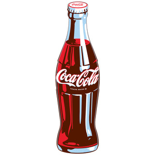 Coca-Cola Classic Contour Bottle Floor Graphic