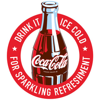 Coca-Cola Floor Graphic Drink It Ice Cold Sparkling Refreshment