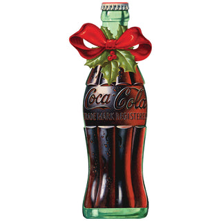 Coca-Cola Bottle Holiday Bow Floor Graphic