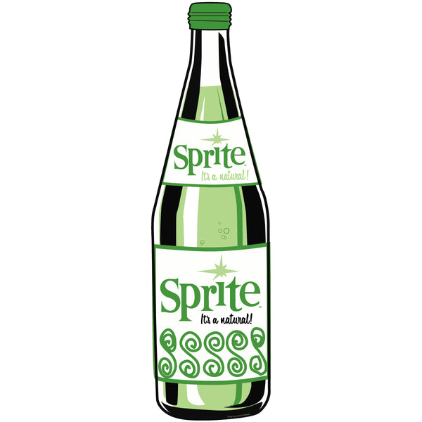 Sprite Bottle Its A Natural Floor Decal 1960s Style