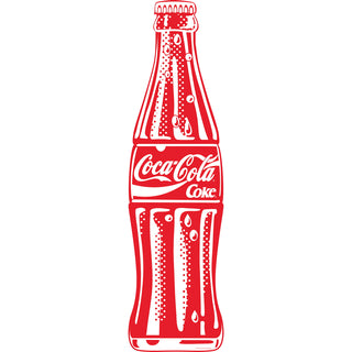 Coca-Cola Red Coke Bottle Pop Art Floor Graphic