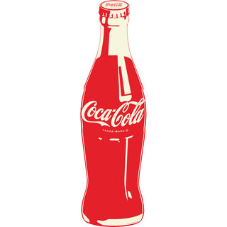 Coca-Cola Red Bottle Pop Art Floor Graphic