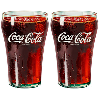 Coca-Cola Bell Glasses Vinyl Sticker Set of 2