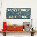 Tackle Shop Bait Rustic Style Decal