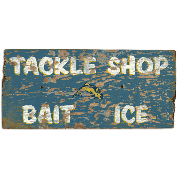 Tackle Shop Bait Rustic Style Decal