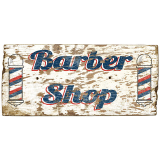 Barber Shop Rustic Style Metal Sign