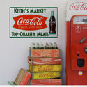 Coca-Cola Fishtail Personalized Metal Sign 1960 Style