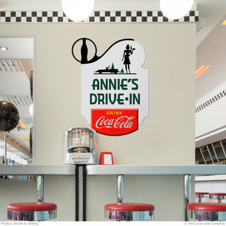 Coca-Cola Drive In Diner Personalized Metal Sign 1940s Style
