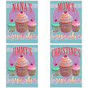 I Love Cupcakes Personalized Decal