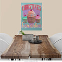 I Love Cupcakes Personalized Decal