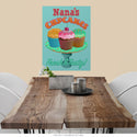 Cupcakes Fresh Tasty Personalized Decal