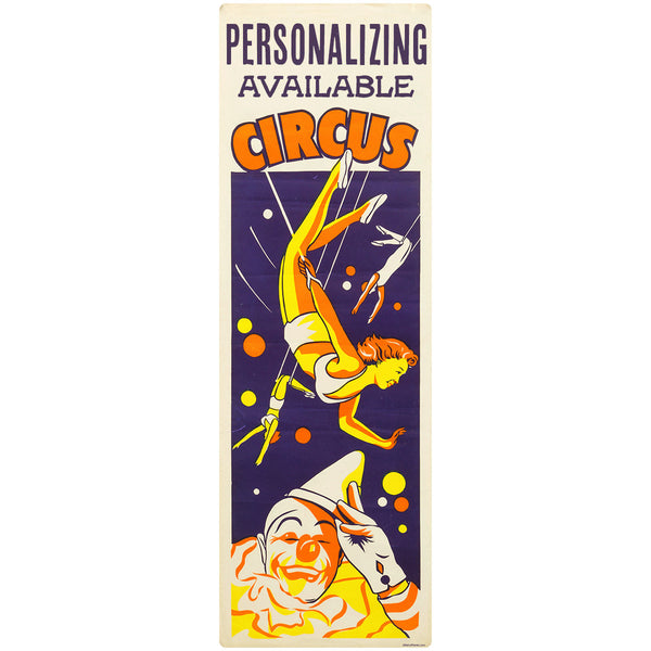 Circus Trapeze Girls Personalized Decal