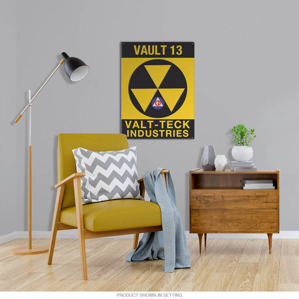 Fallout Shelter Personalized Metal Sign