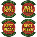 Best Pizza In Town Personalized Decal