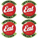 Eat Good Food Personalized Decal Button Look