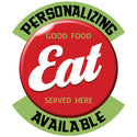 Eat Good Food Personalized Decal Button Look