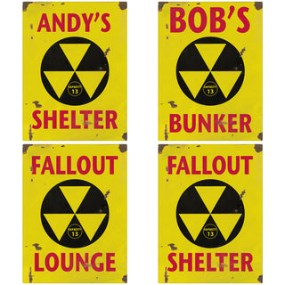 Fallout Shelter Civil Defense Personalized Decal