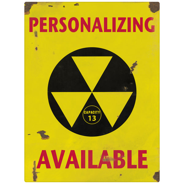 Fallout Shelter Civil Defense Personalized Decal