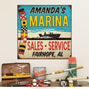 Marina Sales Service Personalized Decal