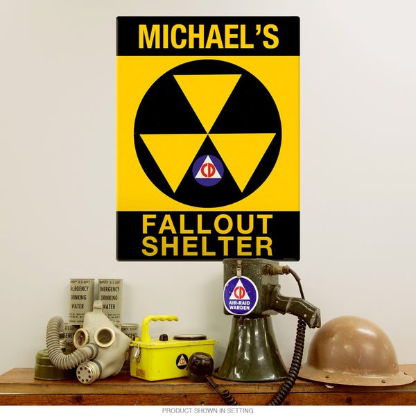 Fallout Shelter Personalized Decal