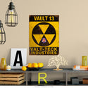 Fallout Shelter Personalized Decal Distressed