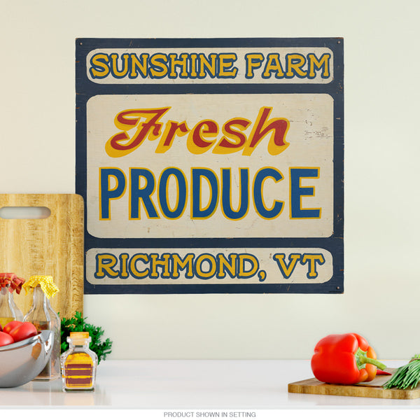 Fresh Produce Personalized Decal