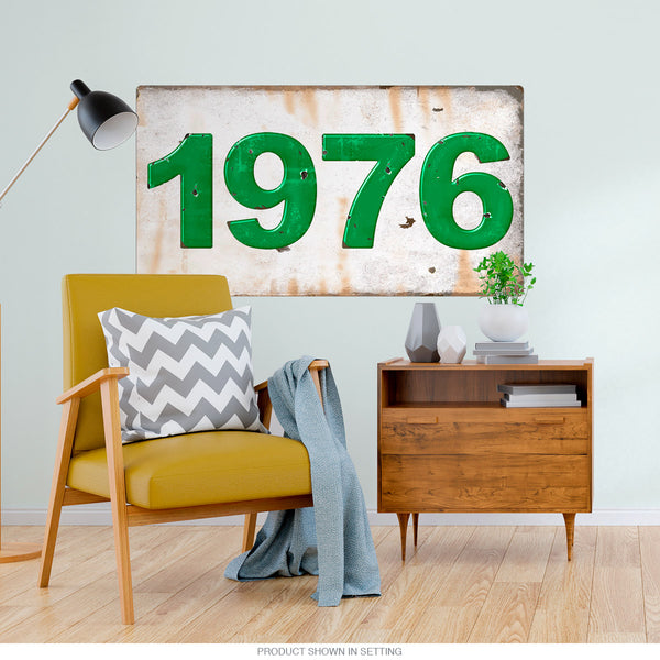 Personalized Special Year Industrial Style Decal