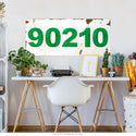 Personalized Zip Code Industrial Style Decal