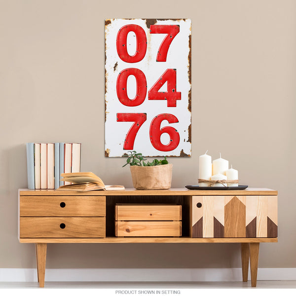 Personalized Special Date Industrial Style Metal Sign
