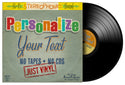 Personalized Record Album Cover Decal