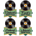 Personalized Record Shop Cut Out Metal Sign