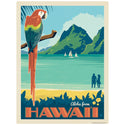 Aloha From Hawaii Parrot Decal