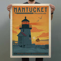 Nantucket Massachusetts Brant Point Lighthouse Decal