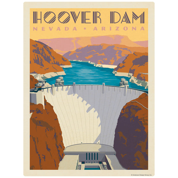 Hoover Dam Nevada Arizona Decal