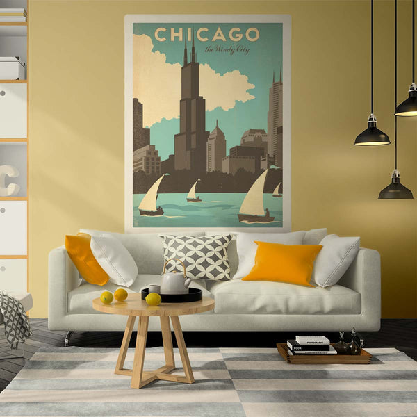 Chicago Illinois Windy City Decal