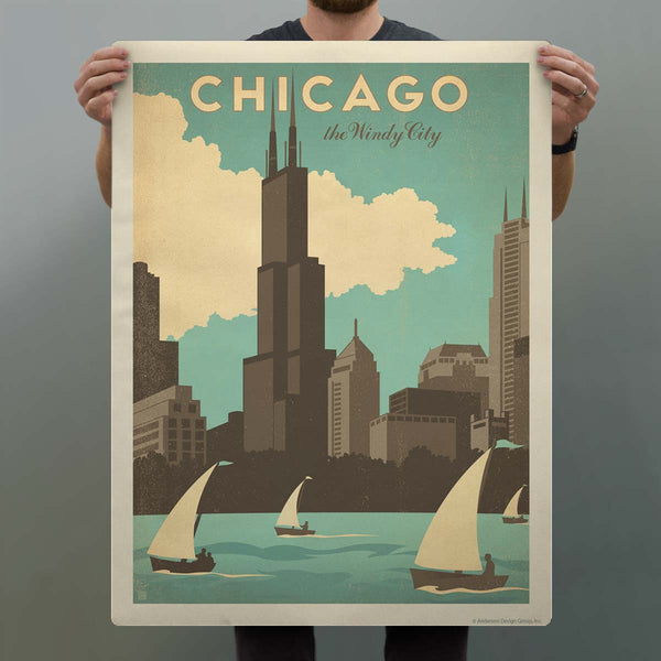 Chicago Illinois Windy City Decal