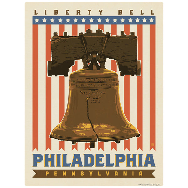 Philadelphia Pennsylvania Liberty Bell Decal