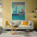 Austin Texas Congress Avenue Bridge Decal