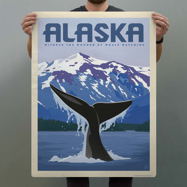 Alaska Whale Watching Decal