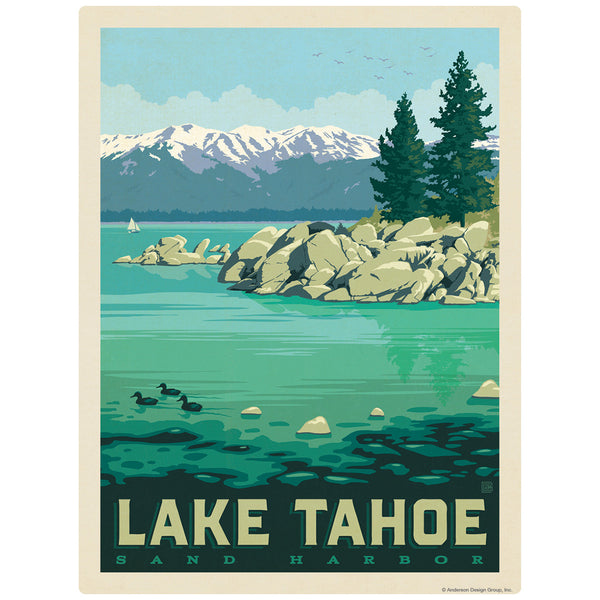 Lake Tahoe Nevada Sand Harbor Decal