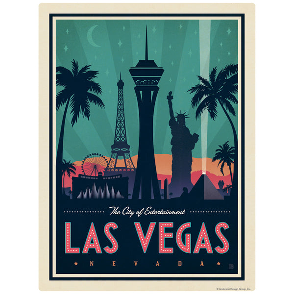 Las Vegas Nevada Skyline Decal