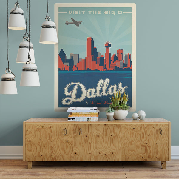 Dallas Texas Visit the Big D Decal